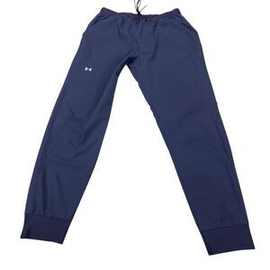 Under Armour Heatgear Men's Size Medium Blue‎ Polyester Drawstring Jogger Pants